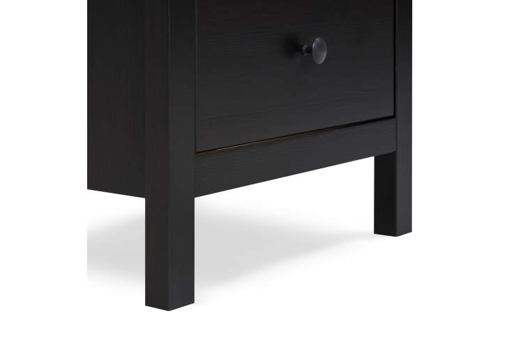 Комод КЫМОР 5 ящиков Черный/Светло-коричневый-10