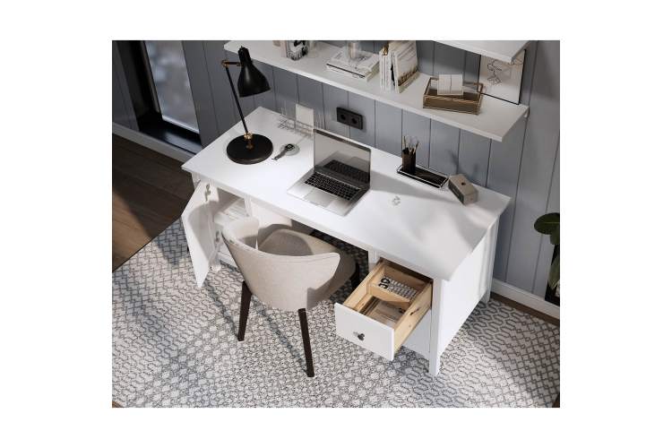 Письменный стол КЫМОР 155х65 Белый-4