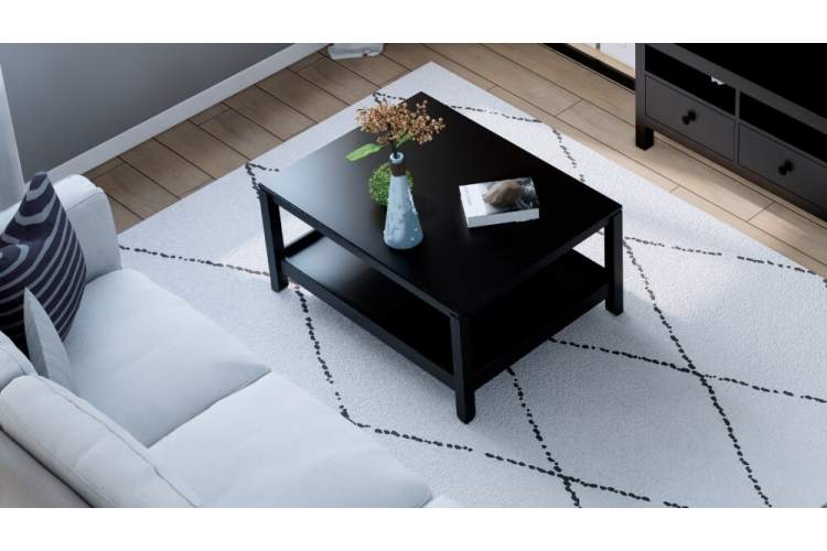 Журнальный стол КОДЗУВ 100x75 Черный-3