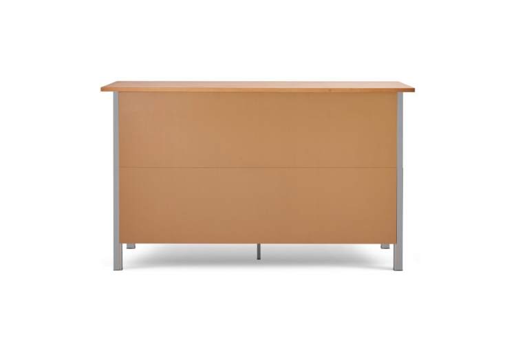 Комод КЫМОР 8 ящиков Серый/Светло-коричневый-13