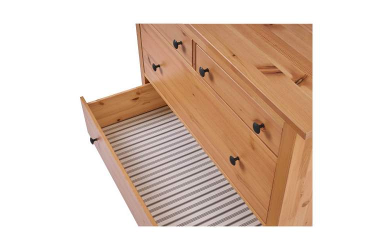 Комод КЫМОР 6 ящиков Светло-коричневый-7