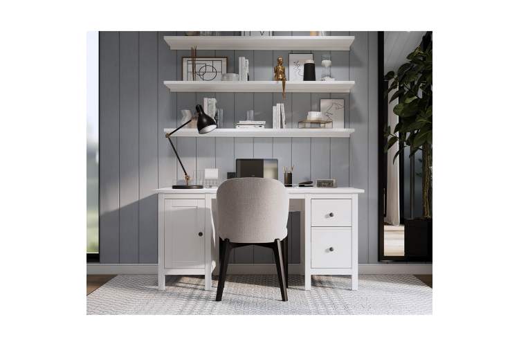 Письменный стол КЫМОР 155х65 Белый-3