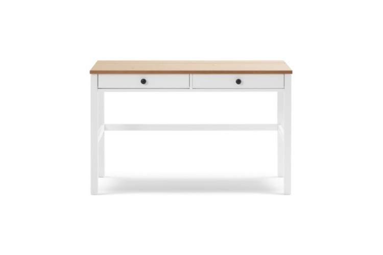 Письменный стол КЫМОР 121x47 Белый/Светло-коричневый-6