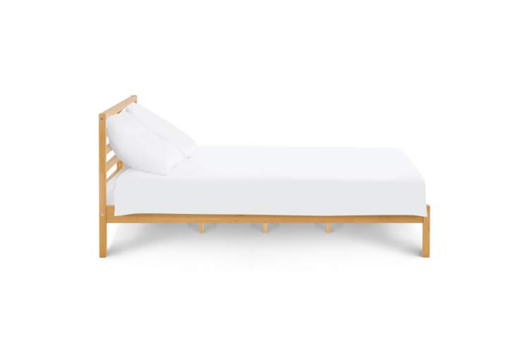 Кровать ТИРАНА 140х200 Светло-коричневый-6