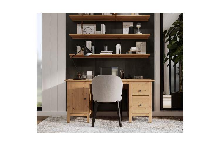 Письменный стол КЫМОР 155х65 Светло-коричневый-3