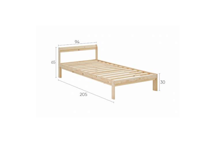 Кровать РЫТЫВ 90x200 Без отделки-12