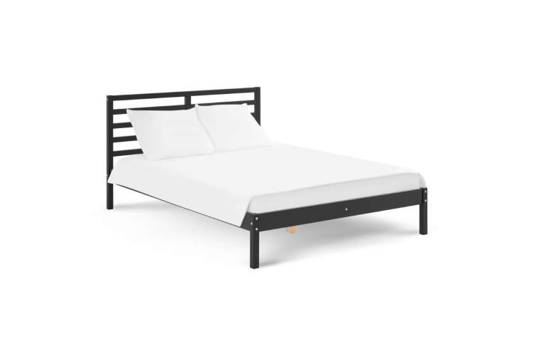 Кровать ТИРАНА 140х200 Черный