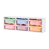 Полка навесная СЫНОД 93х30х21 Белый