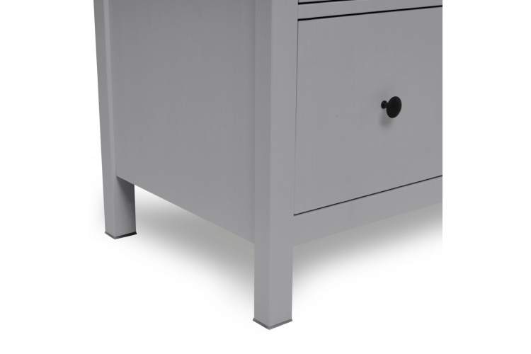 Комод КЫМОР 8 ящиков Серый/Светло-коричневый-11