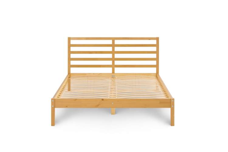 Кровать ТИРАНА 140х200 Светло-коричневый-5