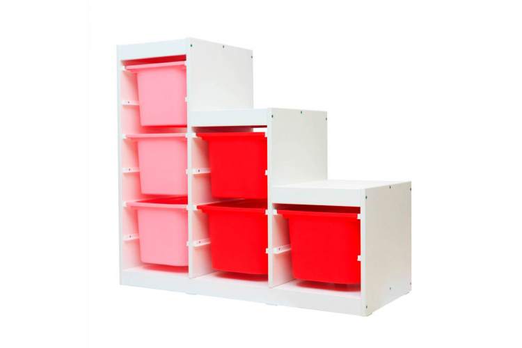 Каркас стеллажа СЫНОД 99х91х44 Белый