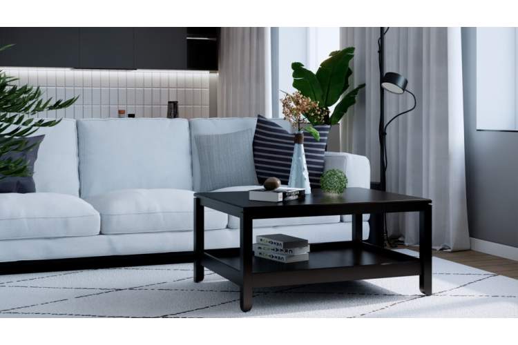 Журнальный стол КОДЗУВ 100x75 Черный-2