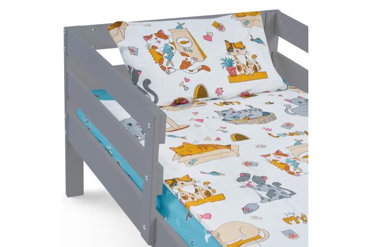 Кровать детская ОШ 80х160 Серый-5