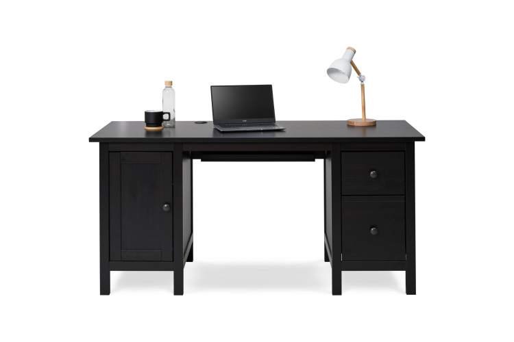 Письменный стол КЫМОР 155х65 Черный-1