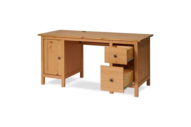 Письменный стол КЫМОР 155х65 Светло-коричневый-8