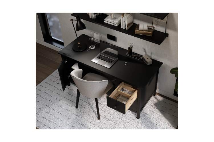 Письменный стол КЫМОР 155х65 Черный-4