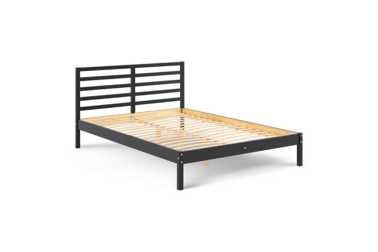 Кровать ТИРАНА 140х200 Черный-4