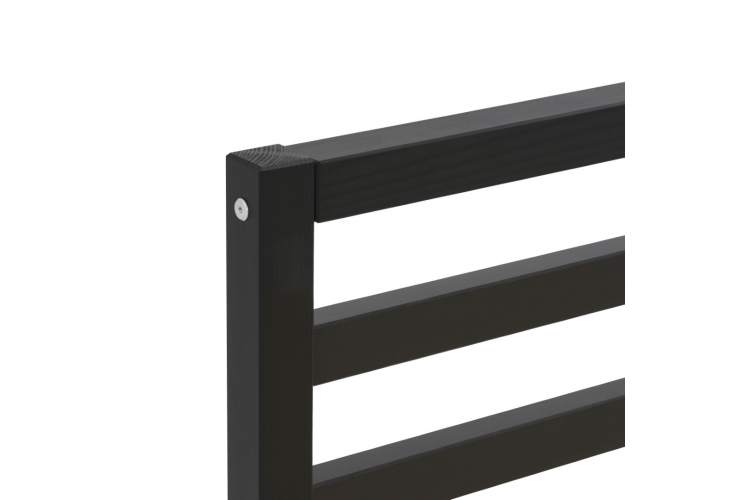 Кровать ТИРАНА 140х200 Черный-8