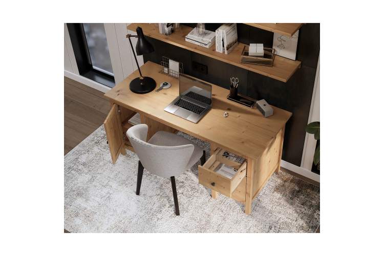 Письменный стол КЫМОР 155х65 Светло-коричневый-4