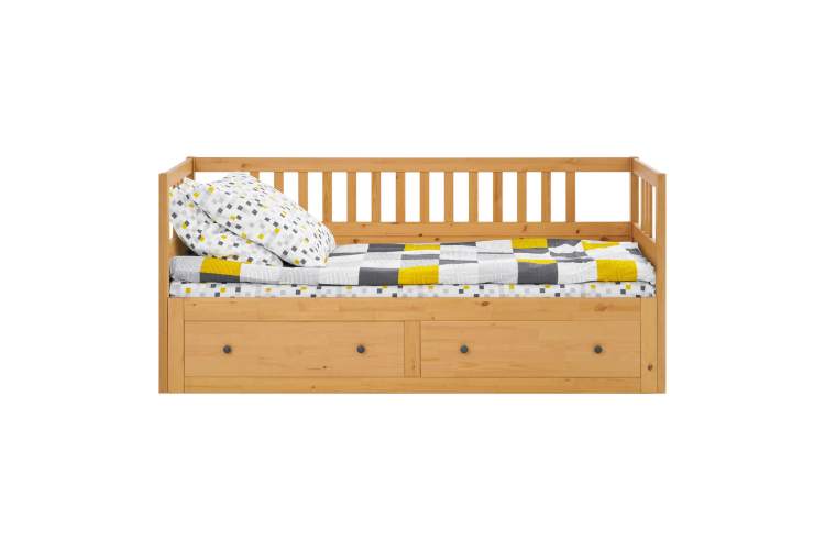 Кровать-кушетка КЫМОР с выдвижением 80x200 Светло-коричневый-6