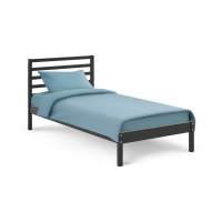 Кровать ТИРАНА 90х200 Черный