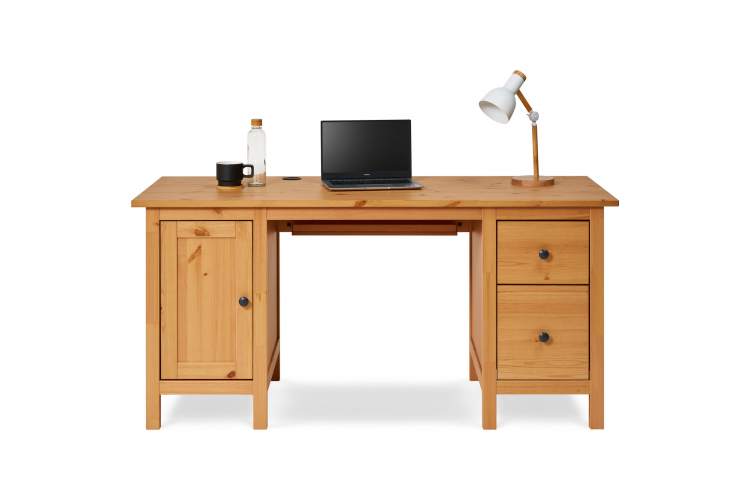 Письменный стол КЫМОР 155х65 Светло-коричневый-1