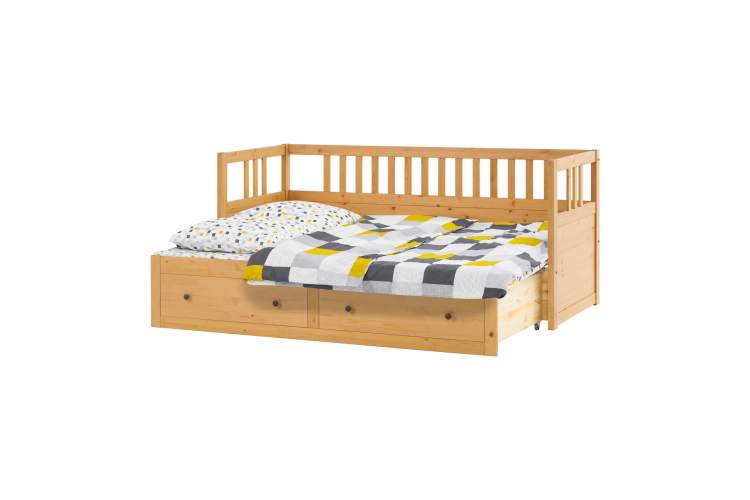 Кровать-кушетка КЫМОР с выдвижением 80x200 Светло-коричневый