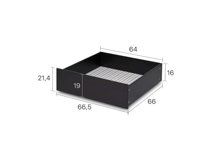 Ящик для хранения КЫМОР Черный-11