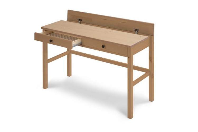 Письменный стол КЫМОР 121x47 Светло-коричневый-5