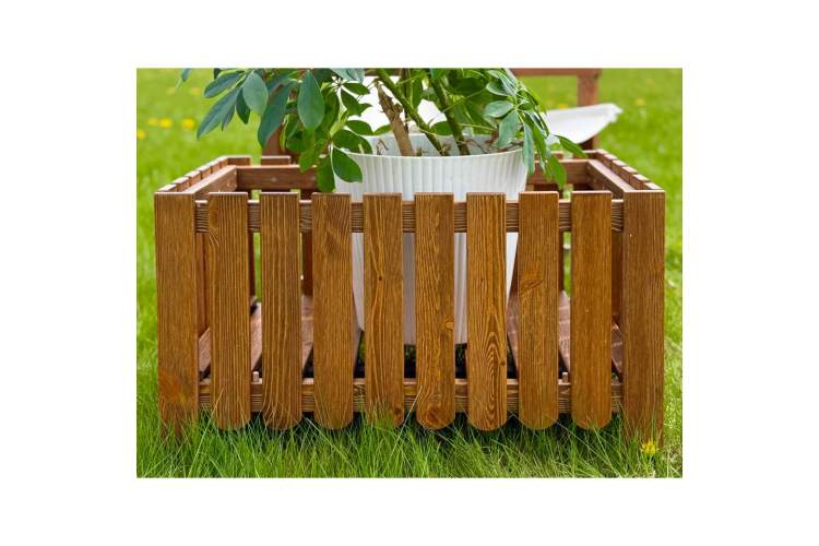 Кашпо-трансформер ВЫЛЬГОРТ Темно-коричневый-7