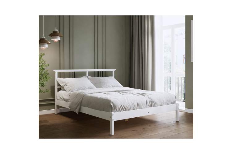 Кровать ВОЙВЫВ 160x200 Белый-3