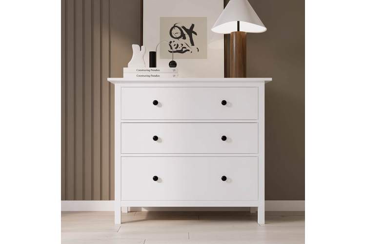 Комод КЫМОР 3 ящика Белый-2