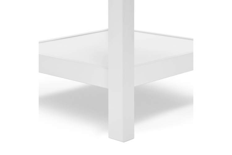 Журнальный стол КЫМОР 55х55 Белый/Светло-коричневый-8