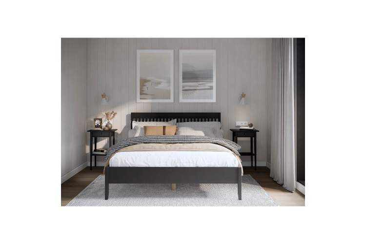 Кровать ИЛЕКСА 160х200 Черный-3