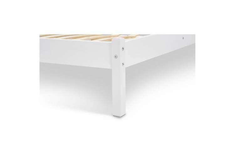 Кровать ВОЙВЫВ 140x200 Белый-10