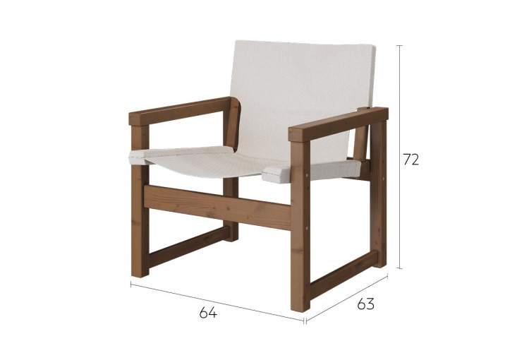 Кресло ВЫЛЬГОРТ Темно-коричневый-12