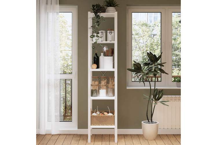 Этажерка УДОРА 5 полок 49х210х50 Белый-3