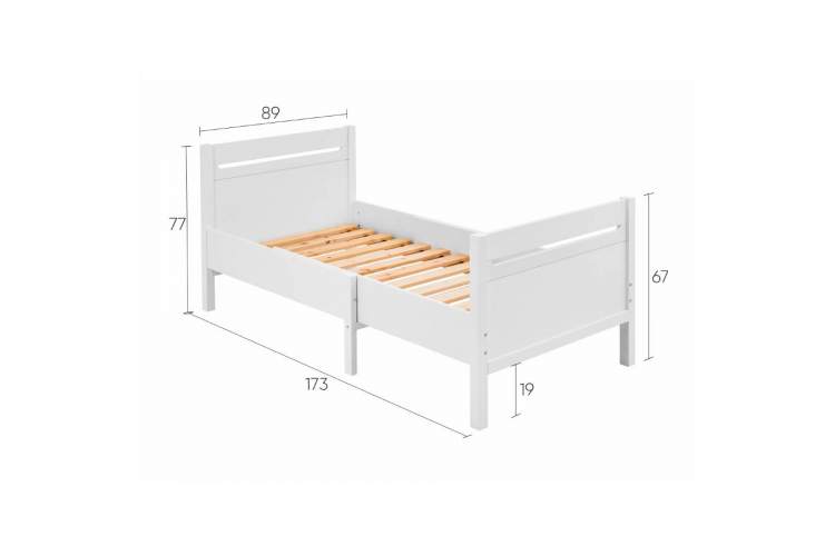 Кровать раздвижная СЫНОД 80х200 Белый-14