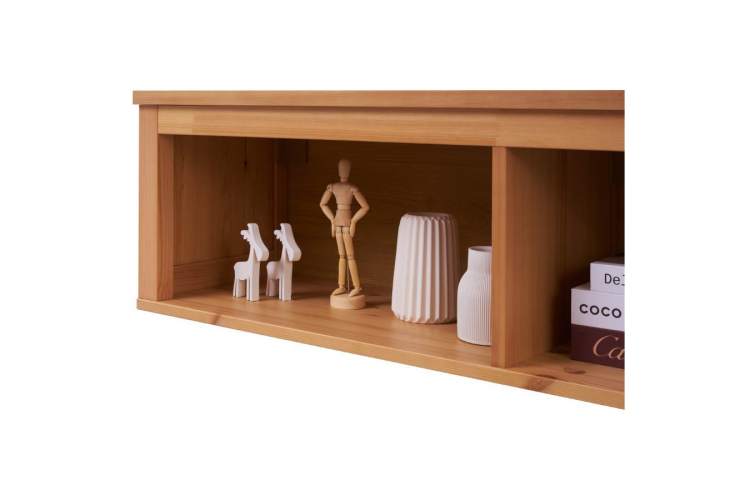 Полка навесная КЫМОР 124 Светло-коричневый-6