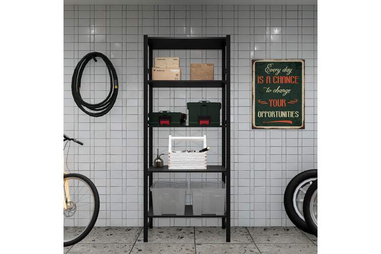 Этажерка УДОРА 5 полок 89х210х50 Черный-3