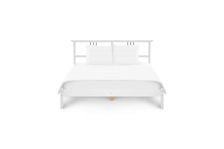 Кровать ВОЙВЫВ 160x200 Белый-1