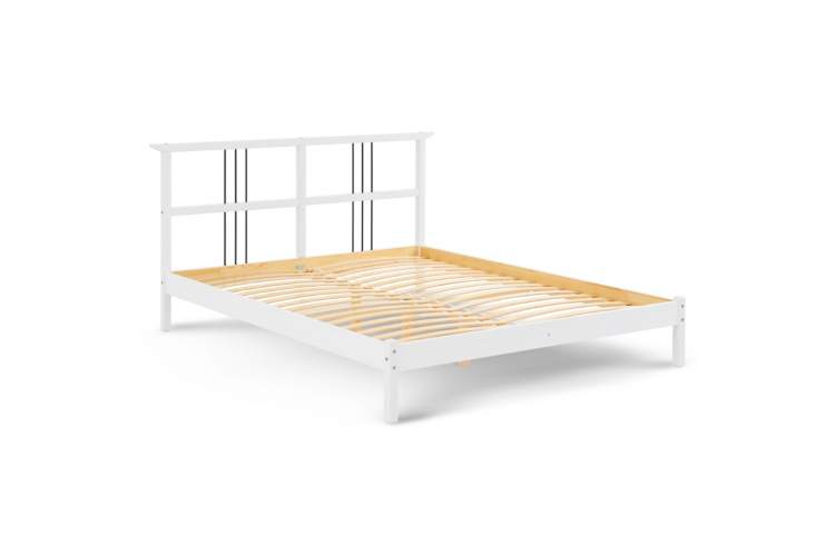 Кровать ВОЙВЫВ 160x200 Белый-5