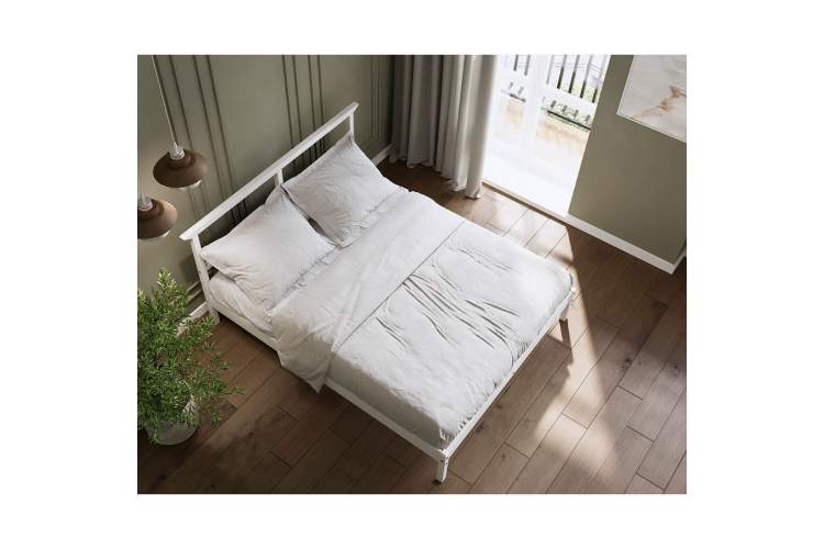 Кровать ВОЙВЫВ 160x200 Белый-4