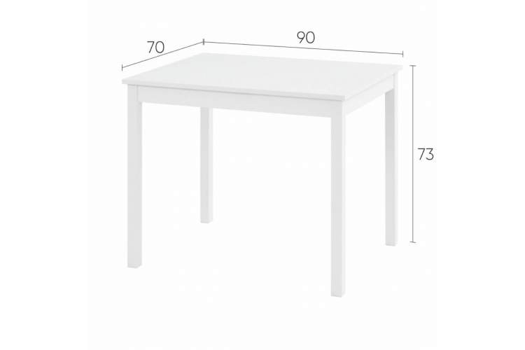 Стол обеденный ШОНДИ 90x70 Белый-10