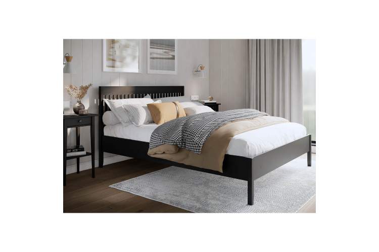 Кровать ИЛЕКСА 160х200 Черный-2