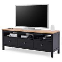 ТВ-тумба КЫМОР 148 Черный/Светло-коричневый