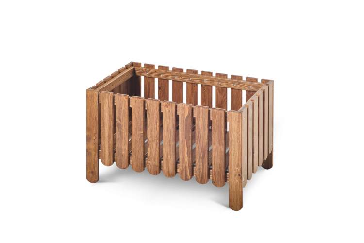 Кашпо-трансформер ВЫЛЬГОРТ Темно-коричневый