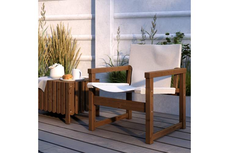 Кресло ВЫЛЬГОРТ Темно-коричневый-6