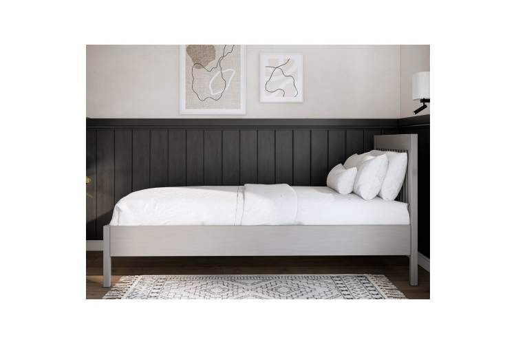 Кровать ИЛЕКСА 90х200 Серый-2