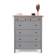 Комод КЫМОР 6 ящиков Серый/Светло-коричневый